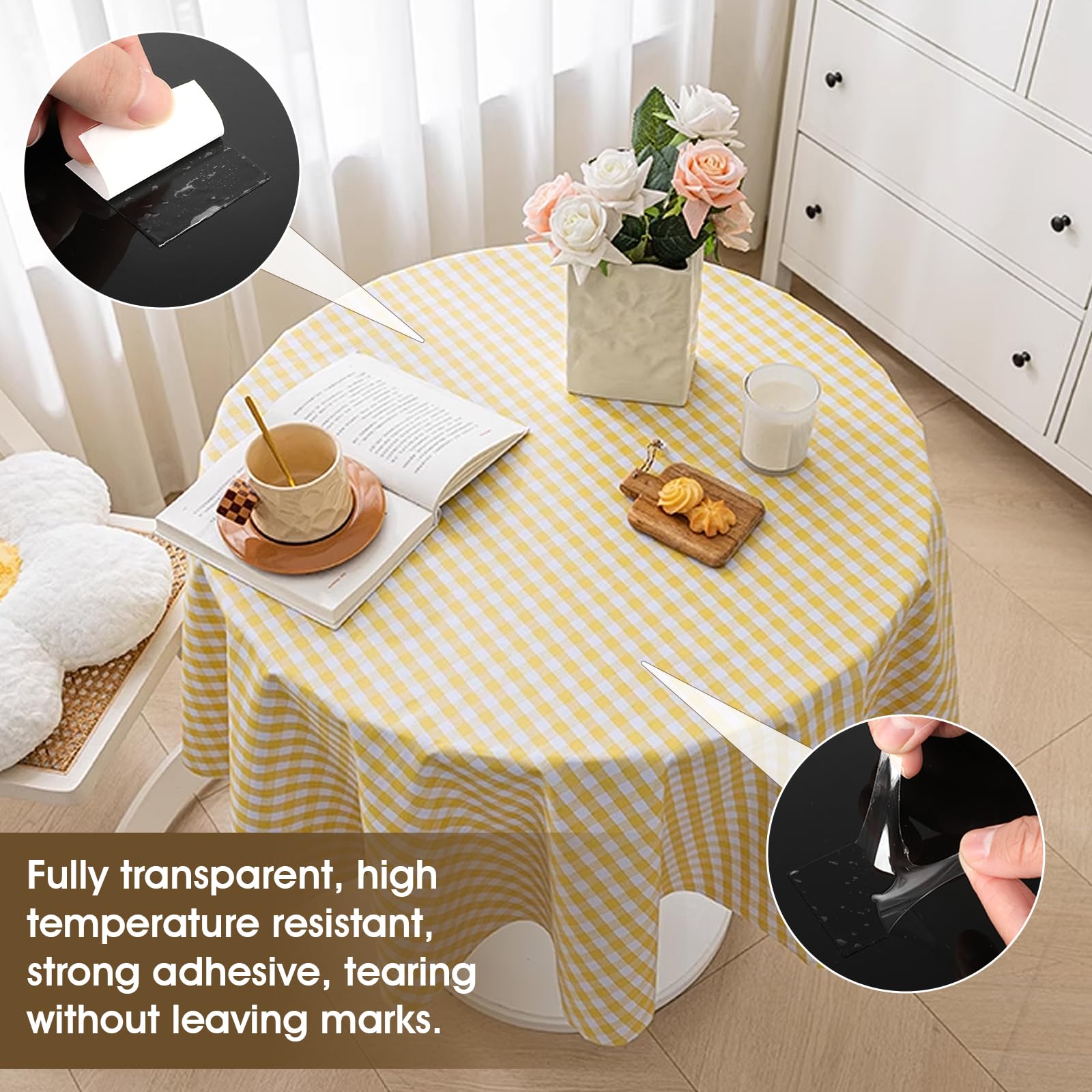 Pinzas Para Mantel – Pack De 5 Unidades Con Correas Elásticas Ocultas, Ideales Para Mesas Exteriores