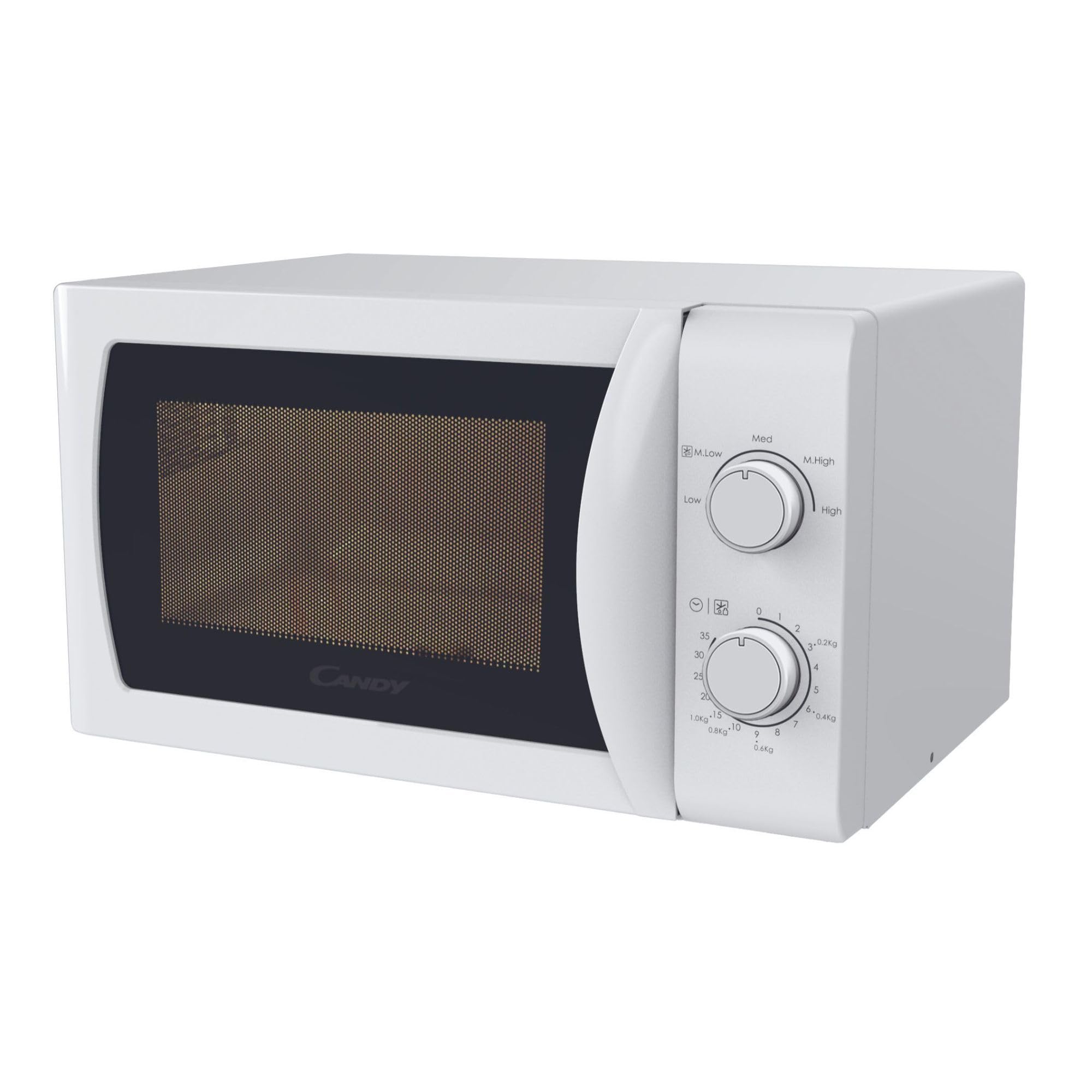 Candy Idea CMW20SMW Four Micro-ondes 700 W 20L, Fonction Décongélation, Plateau Tournant, Blanc