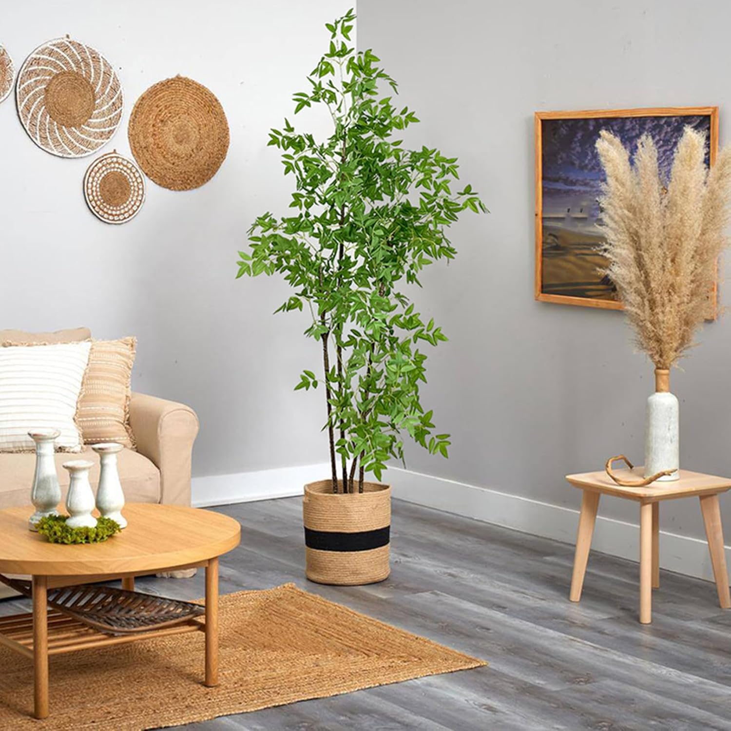 人工観葉植物 フェイクグリーン 観葉樹 造花 水やり不要 枯れない ストレリチア 人工樹木 大型 DIY装飾 ホームデコレーション フェイク リアル  造花 樹 木 1.6m【インテリア ホーム＆キッチン [LJKI] フェイクグリーン 観葉植物 フェイク ストレリチア・レギネ 人工植物 ... [LJKI] フェイクグリーン 大型 人工観葉植物 観葉樹 バンブー 竹 枯れない植物 飾り用 水やり不要 メンテナンス簡単 室内