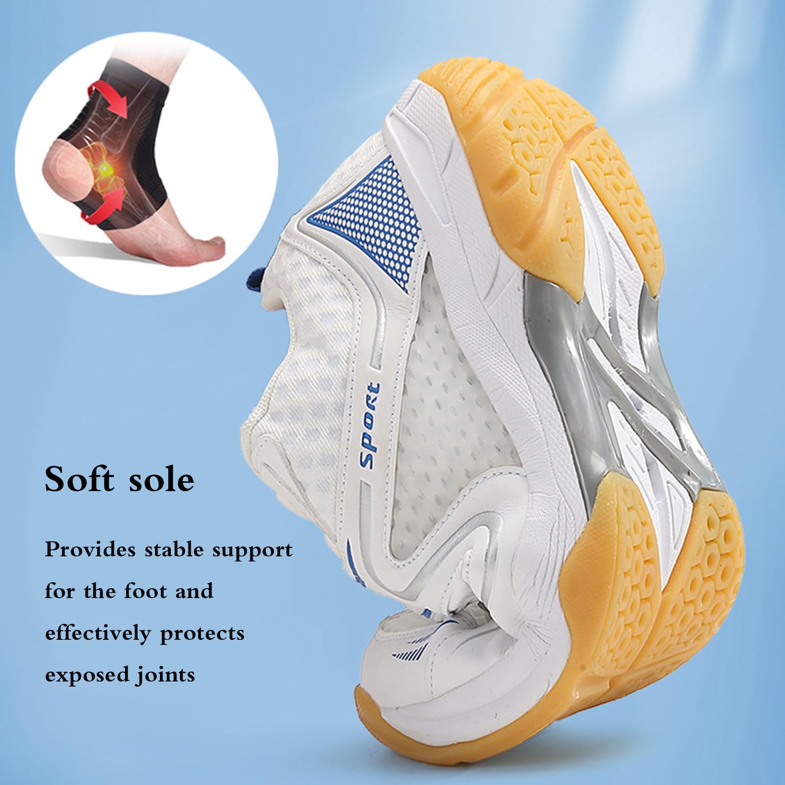 Zapatos De BáDminton Unisex,Zapatos De BáDminton Unisex Adulto,Zapatillas De Tenis De Mesa Hombre,Agarre CóModo Y Firme,Adecuado para Tenis BáDminton Senderismo Deportes Fitness