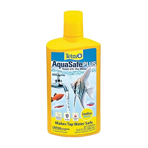 Tetra AquaSafe Plus 16.9 Ounces, aquarium Water Conditioner And Dechlorinator (16213)