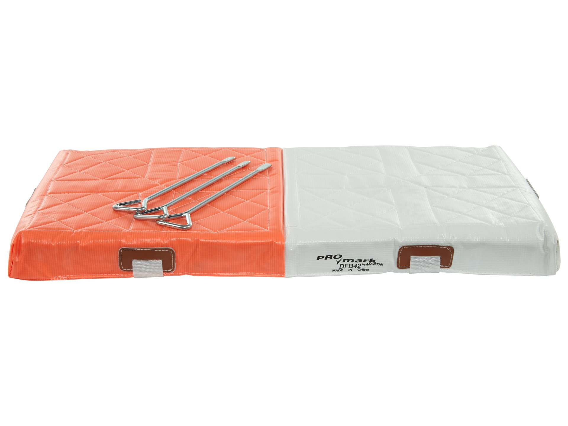 Martin Sports Double First Base 28 X 14 X 2 Not Applicable Style: DFB42-ORG/WHT Size: OS Orange/White