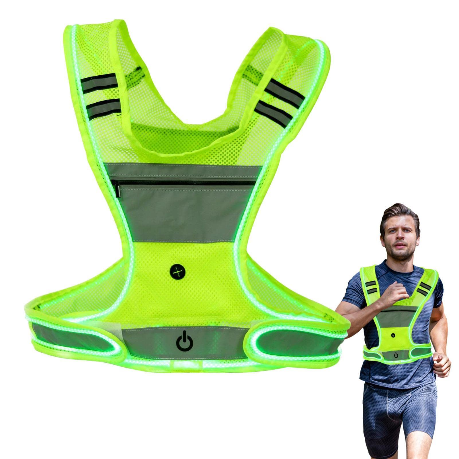 Led Reflecterende Vest Hardloopkleding Led Reflecterende Vest Hardloopkleding