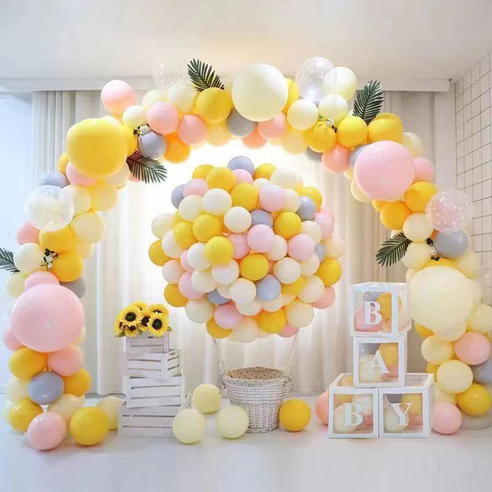 Tubo modellabile in PVC portatile da 5 metri di lunghezza per decorazioni per matrimoni, feste, styling e fai da te, tubo modellabile in PVC per, Bianco, 10m
