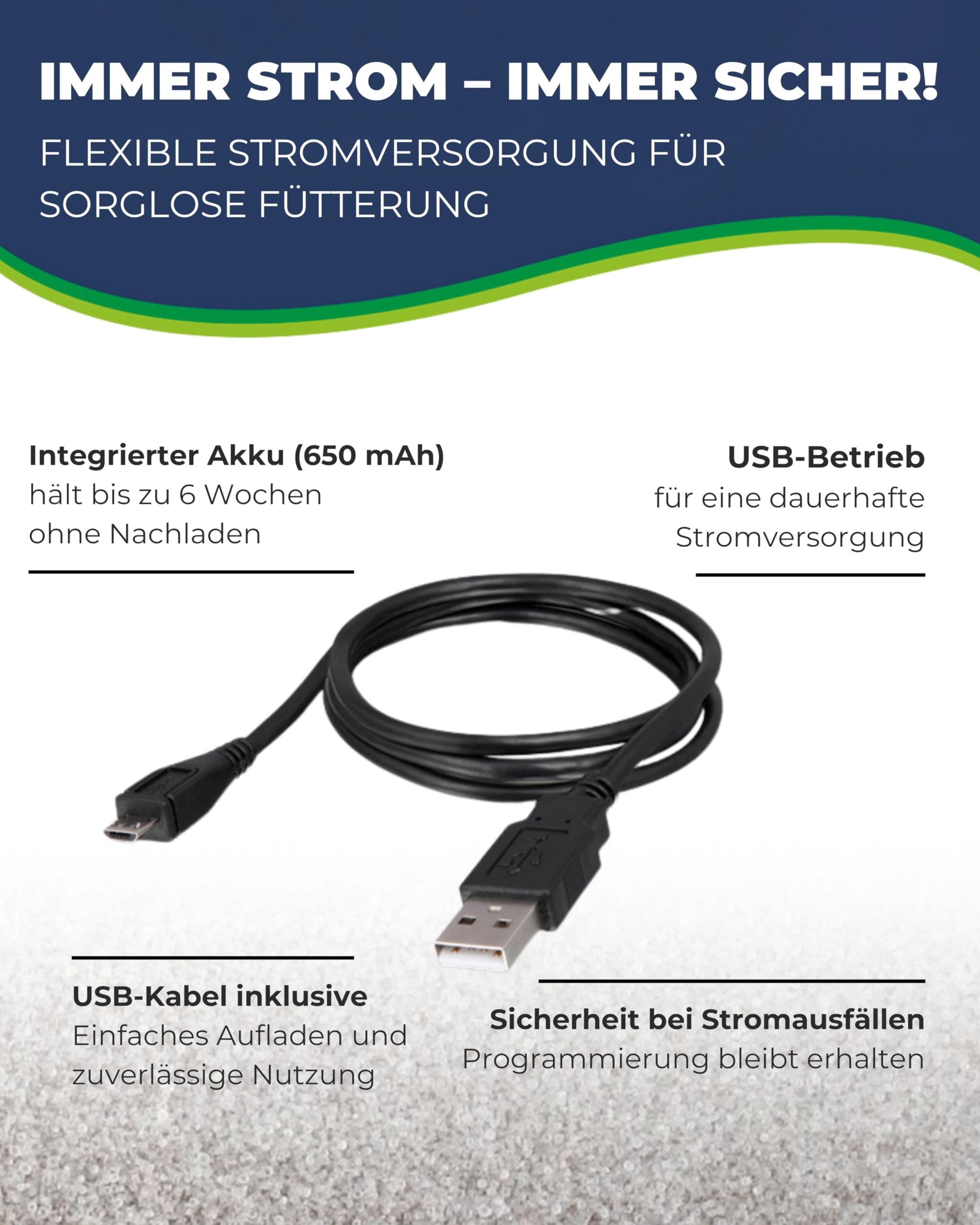 HOBBY Aquaristik Easy Feeder I programmierbarer Futterautomat für Aquarien I Fischfutter-Spender für bis zu 4 Fütterungen pro Tag I 100g / 300ml Kapazität I Aquarium-Futterspender
