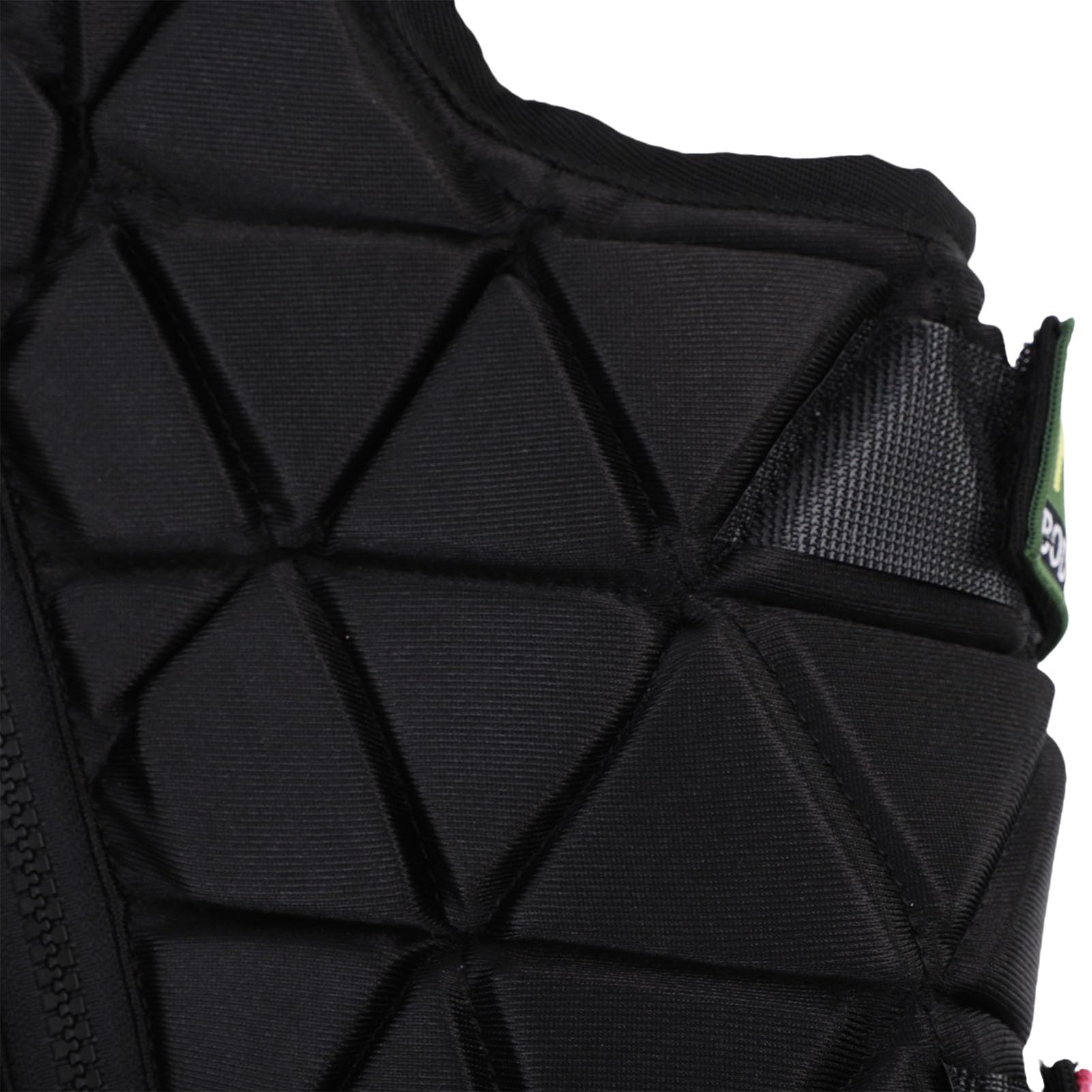 Asixxsix Chaleco de equitación con absorción de impactos, fácil de poner, forro transpirable, libertad de movimiento, comodidad, protector corporal flexible para niños y niñas.