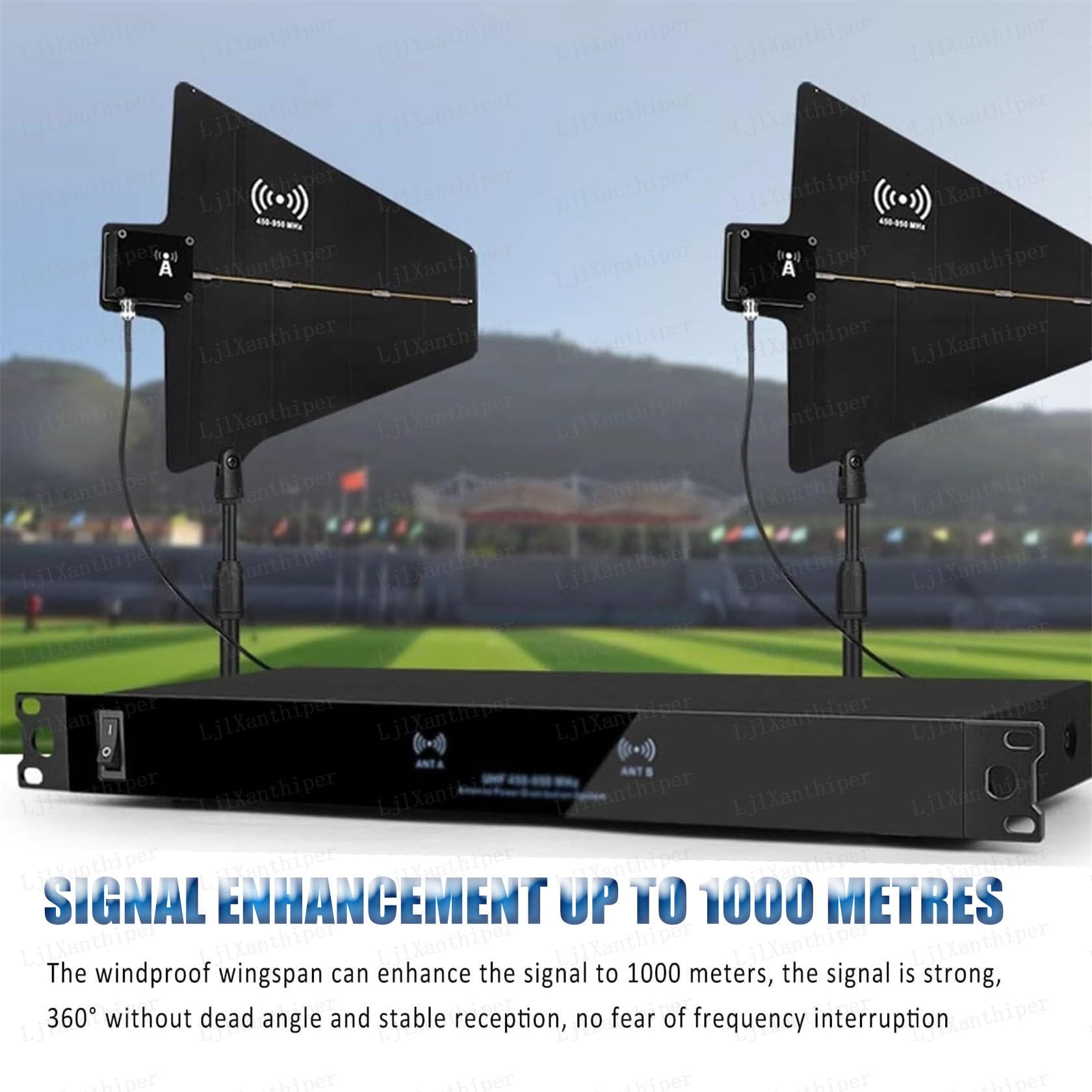 System Dystrybucji Zasilania Anteny Uhf,Wzmacniacz Sygnału Mikrofonu Bezprzewodowego,8 Portów Wejściowych,Zakres Częstotliwości 450-950 Mhz,Do Występów Scenicznych,Wesel Występów Na żywo