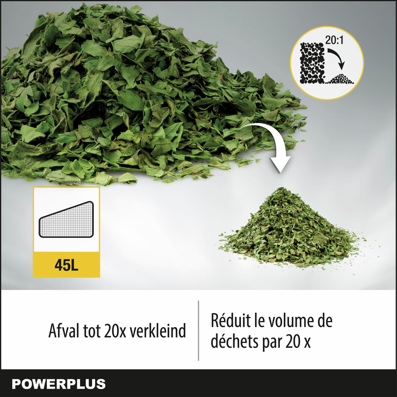 Powerplus POWXG4038 POWXG4038-Aspirador/Soplador di Hojas 3300 W