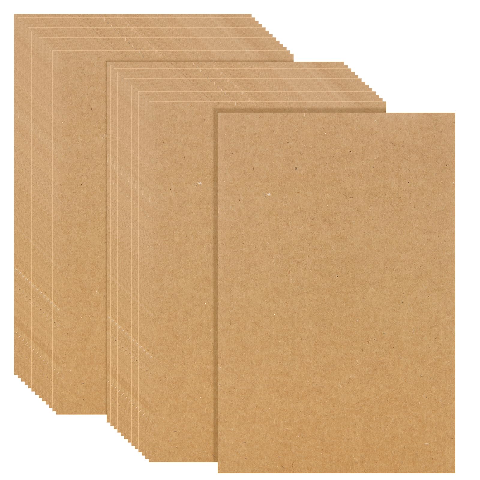 YOUNTHYE 500 Sheets 4x6 Cardstock Brown Craft Cardstock Blank Cardstock Paper Kraft 300G Cardstock Sheets for DIY Crafts Cards Making, Invitations,