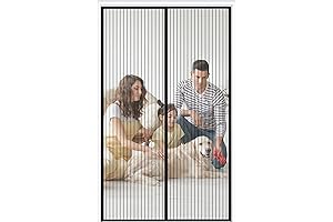Magnetic Velcro Screen Door for Effortless Bug Protection