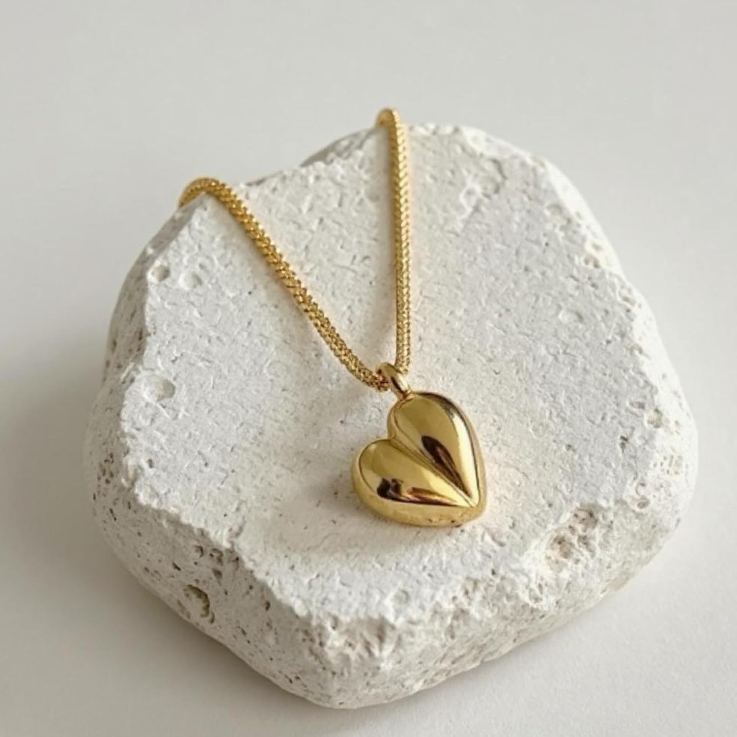 Zoe's Jewelry 925 Sterling Silver Heart Pendant Necklace, 18-Inch Adjustable Chain, Gold and Silver Options, Gift Box Included - Image 7