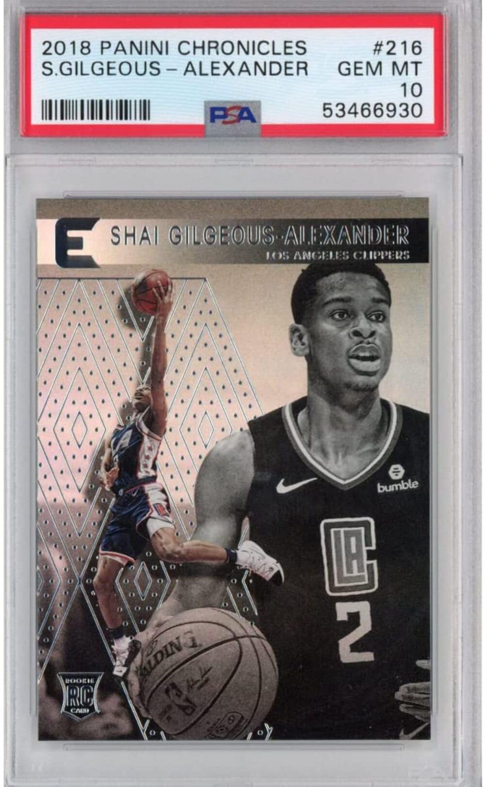 Amazon.com: Graded 2018-19 Panini Chronicles Shai Gilgeous 