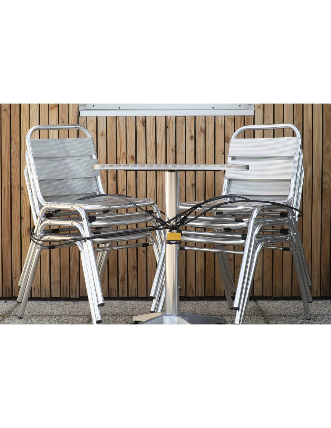 Cavo antifurto Twisty, bicicletta, casette da giardino, Ã˜ 8, 12,00m, guaina in PVC acciaio - THIRARD