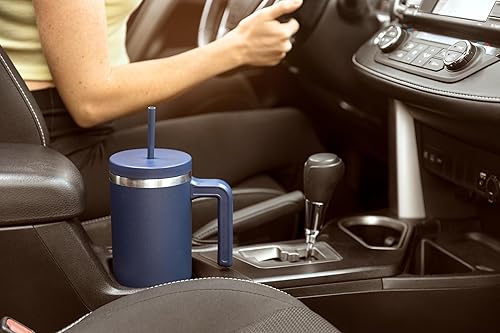 Miniatura 5 de Hydrapeak Juego de popotes de repuesto para Voyager de 40 onzas, popotes reutilizables, popote de vaso de 40 onzas, paquete de 3 (Iceberg)