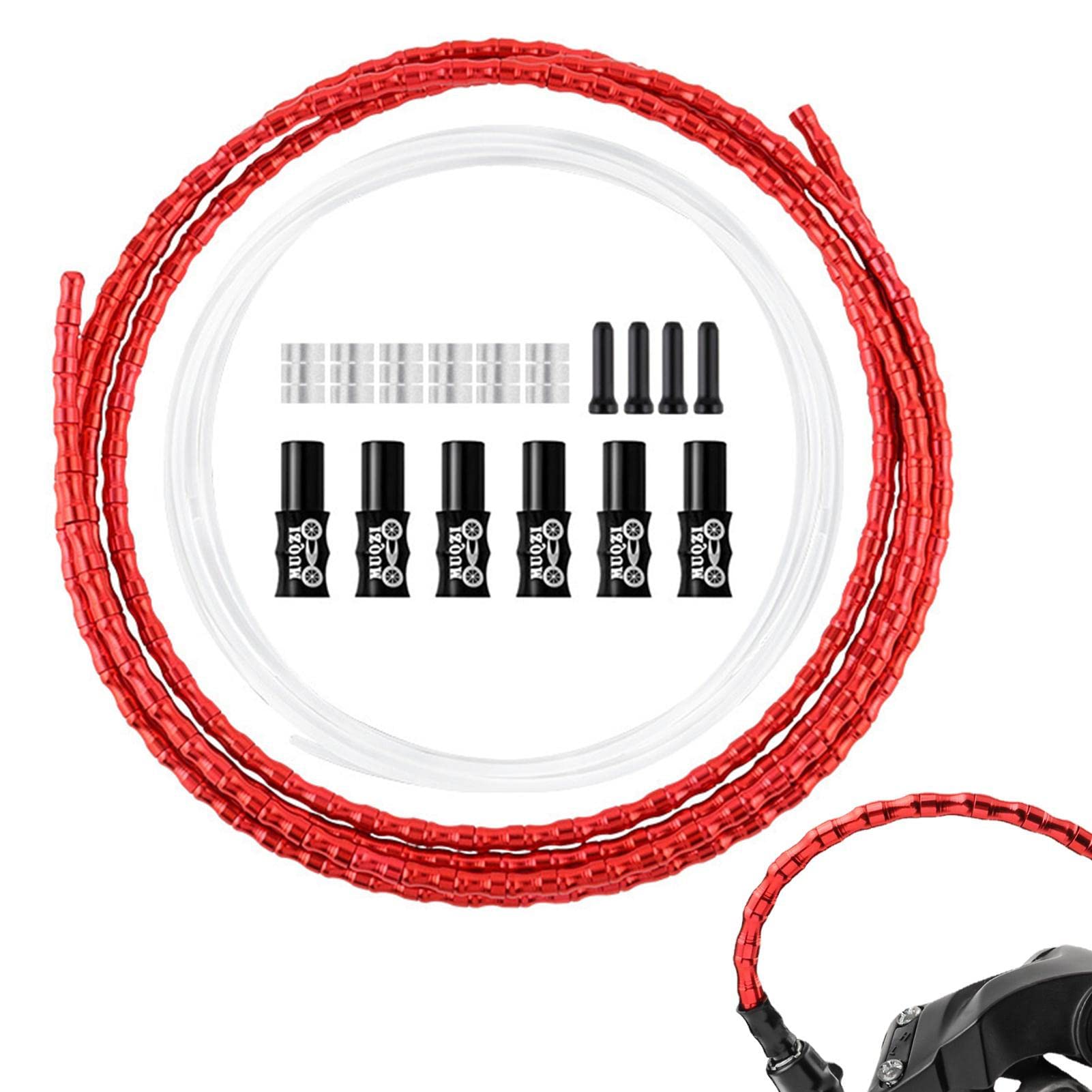 bellv Schaltzug | Schalthebelzug Gehäuse Set, Schaltwerkzug, Bremskabel für Bergstraßen Reparatur