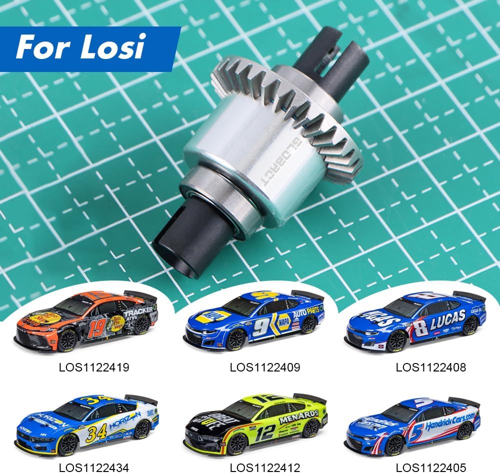 GLOBACT Full Metal Assembled Oil Filled Differential 30T 0.8Mod for ARRMA 1/18 Granite GROM 1/14 Typhon GROM 1/16 Mojave GROM RC Truck Upgrade Parts Replace ARA311193 (2PCS)