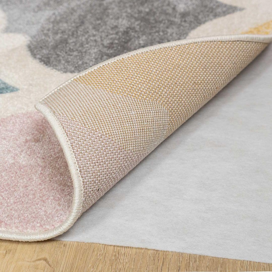 Fleece Area Rug Control Underlay Carpet Mat Hardfloors Anti-Slip Gripper 120cm x 180cm
