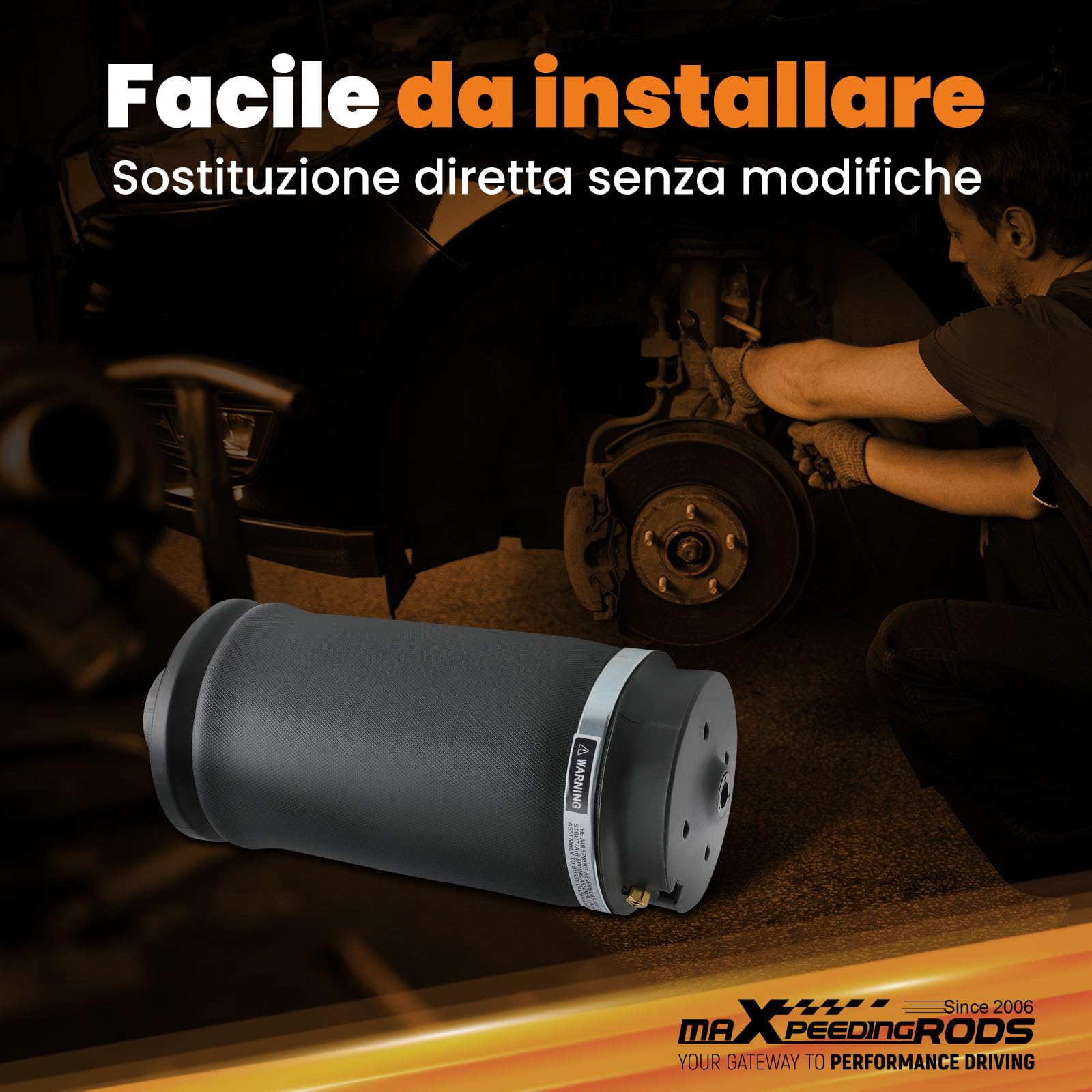 maXpeedingrods Molla Aria Sospensioni Pneumatiche Airmatic Posteriore for Mercedes W164 X164