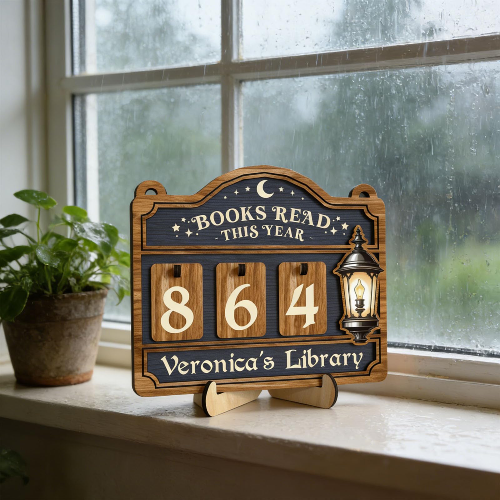Reader Manual Bookshelf Reading Progress Counter for Visualizing Goal and Sustaining Long Terms Motivation Progress Counter
