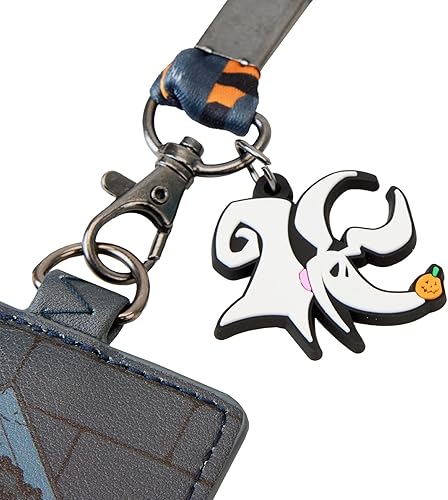 Miniatura 2 de Loungefly Disney Jack Skellington Town Hall - Cordón con tarjetero