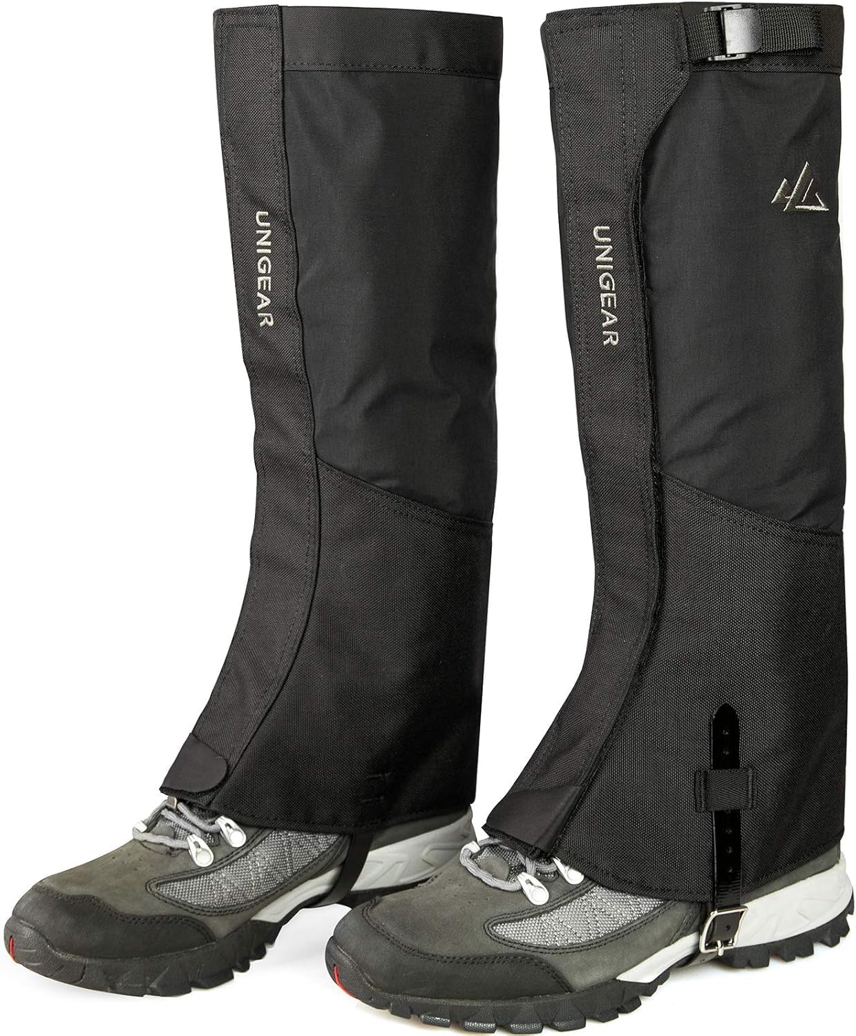 Unigear Snow Leg Gaiters Waterproof Boot Gaiters Hiking Walking Climbing Hunting Skiing 1000D Fabric (XL)