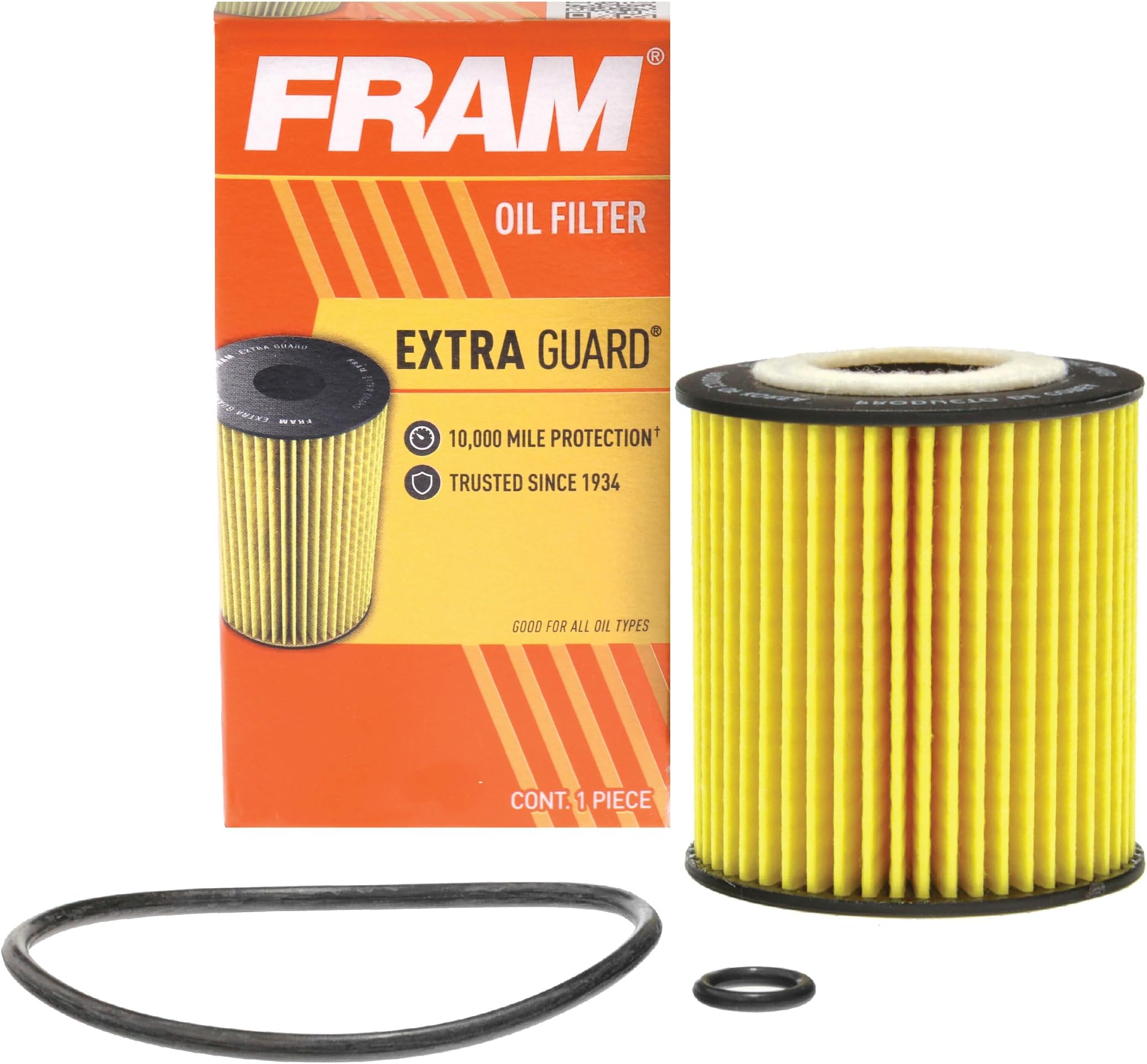 Extra Guard CH9641, 10K Mile Change Automotive Replacement Interval Cartridge Engine Oil Filter for Select Vehicle Models