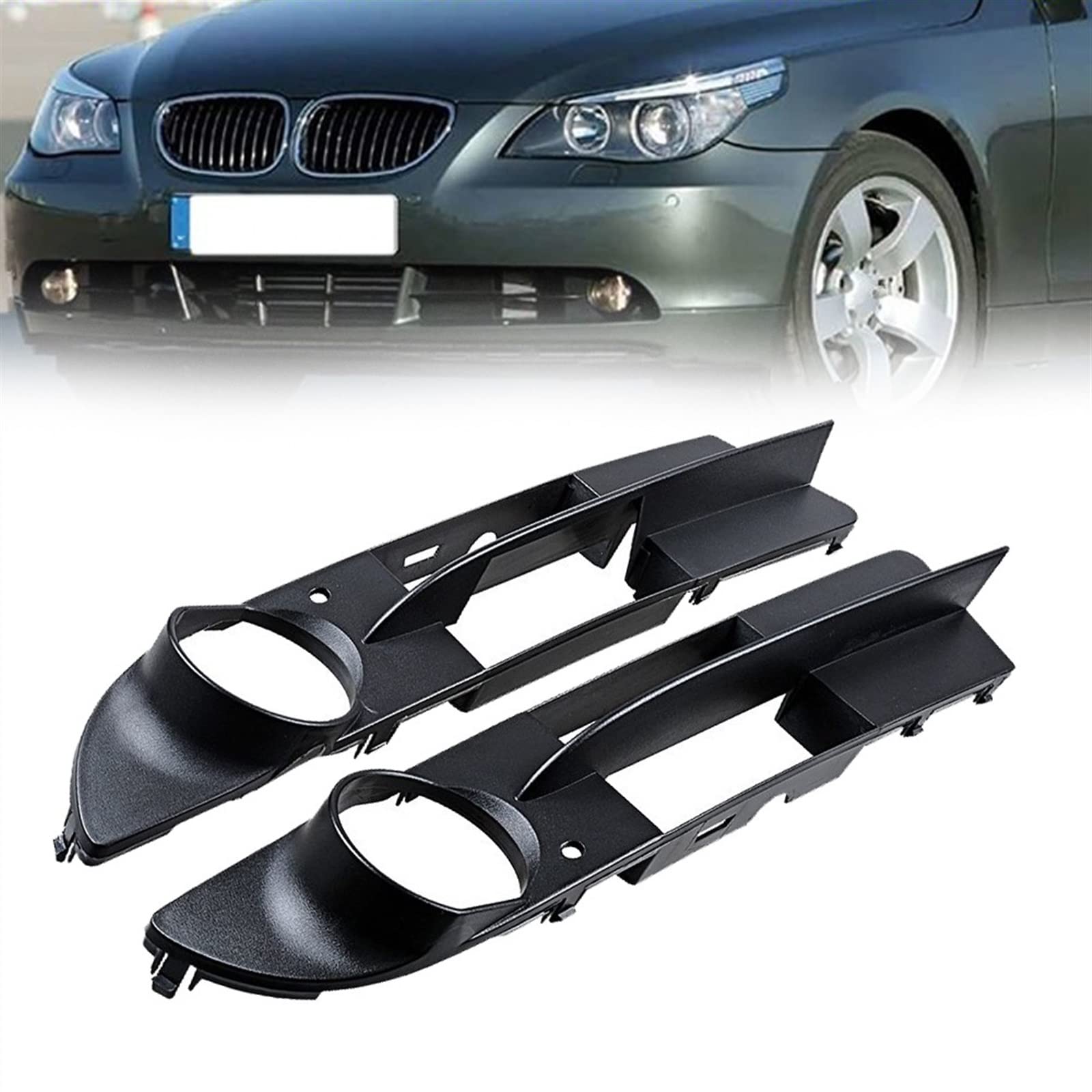 Repuesto de rejilla para luz antiniebla de BMW E60 E61, soluciona el desgaste de tu parachoques 8