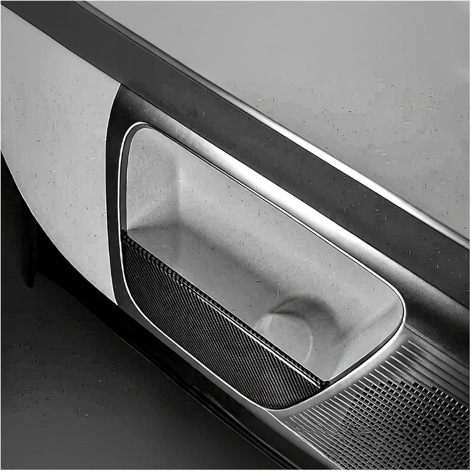 Compatible for Hyundai IONIQ 9 2025 2026 Accessories 4PCS Car Door Anti Kick Pad Covers Frame Inner Door Trim Interior Accessories LHD/RHD(Carbon Fiber)