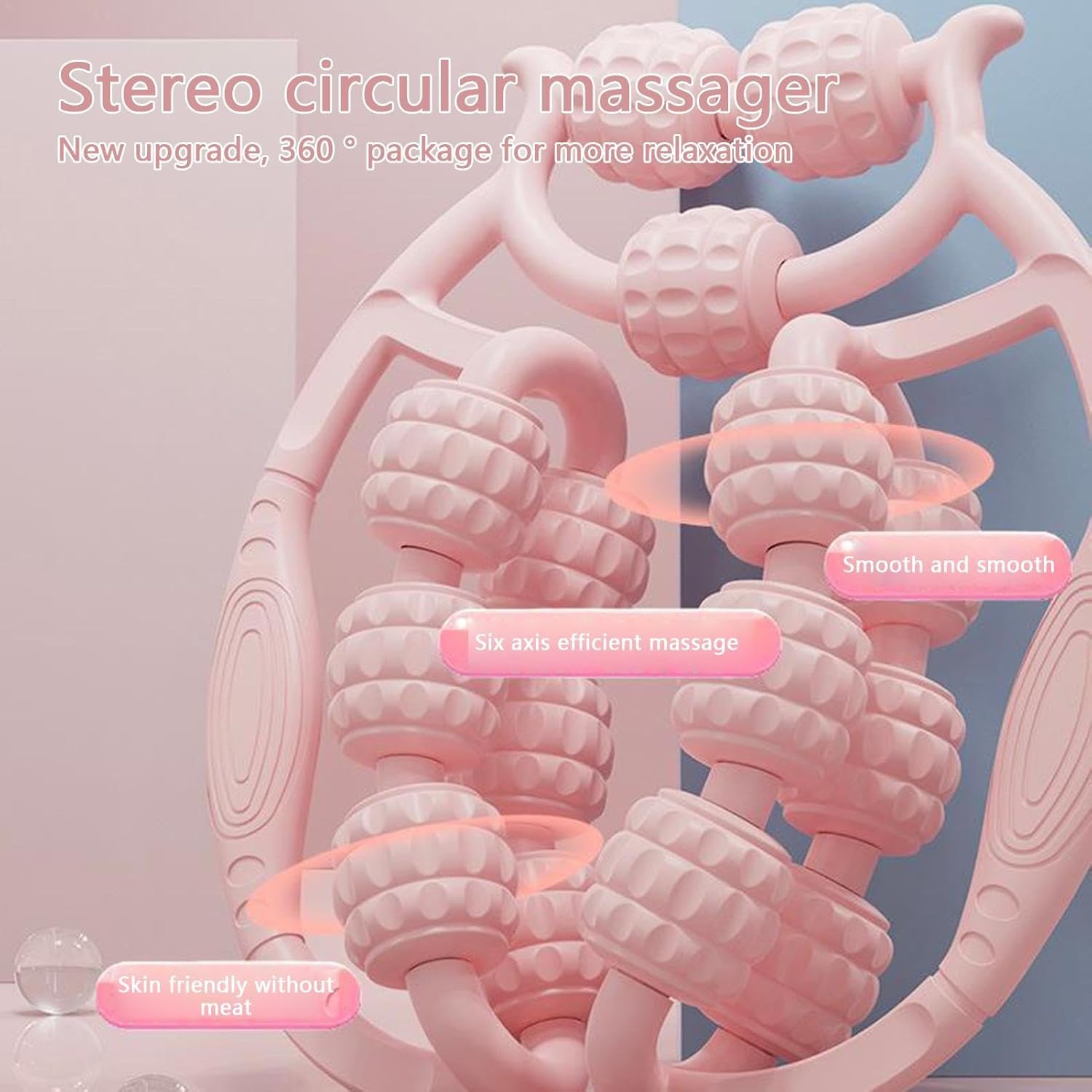 Leg Massage Roller Multifunctional Ring 15 Roller Yoga Fitness Equipment Three-Dimensional Ring Massager Leg Massager Sport Massage Roller Leg Roller Leg Roller Calf Stretcher Tennis Elbow Golfer Leg Massage Roller Multifunctional Ring 15 Roller Yoga Fitness Equipment Three-Dimensional Ring Massager Leg Massager Sport Massage Roller Leg Roller Leg Roller Calf Stretcher Tennis Elbow Golfer