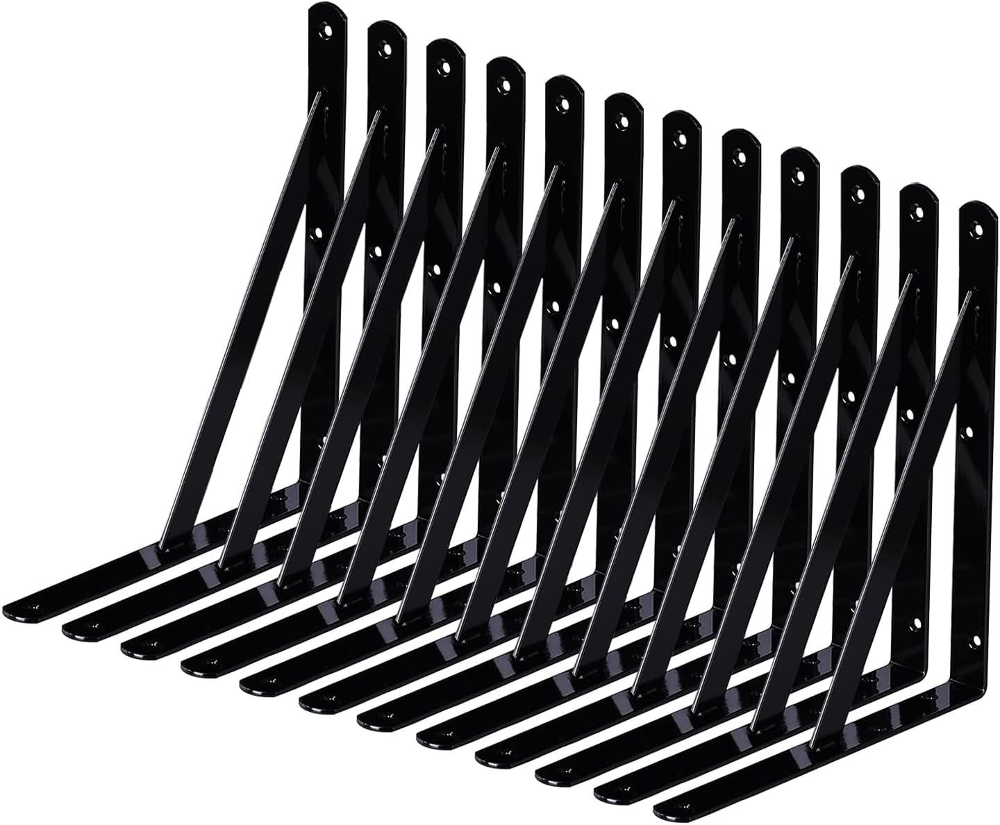 Shelf Brackets 12 Pack 11 inch Heavy Duty Brackets for