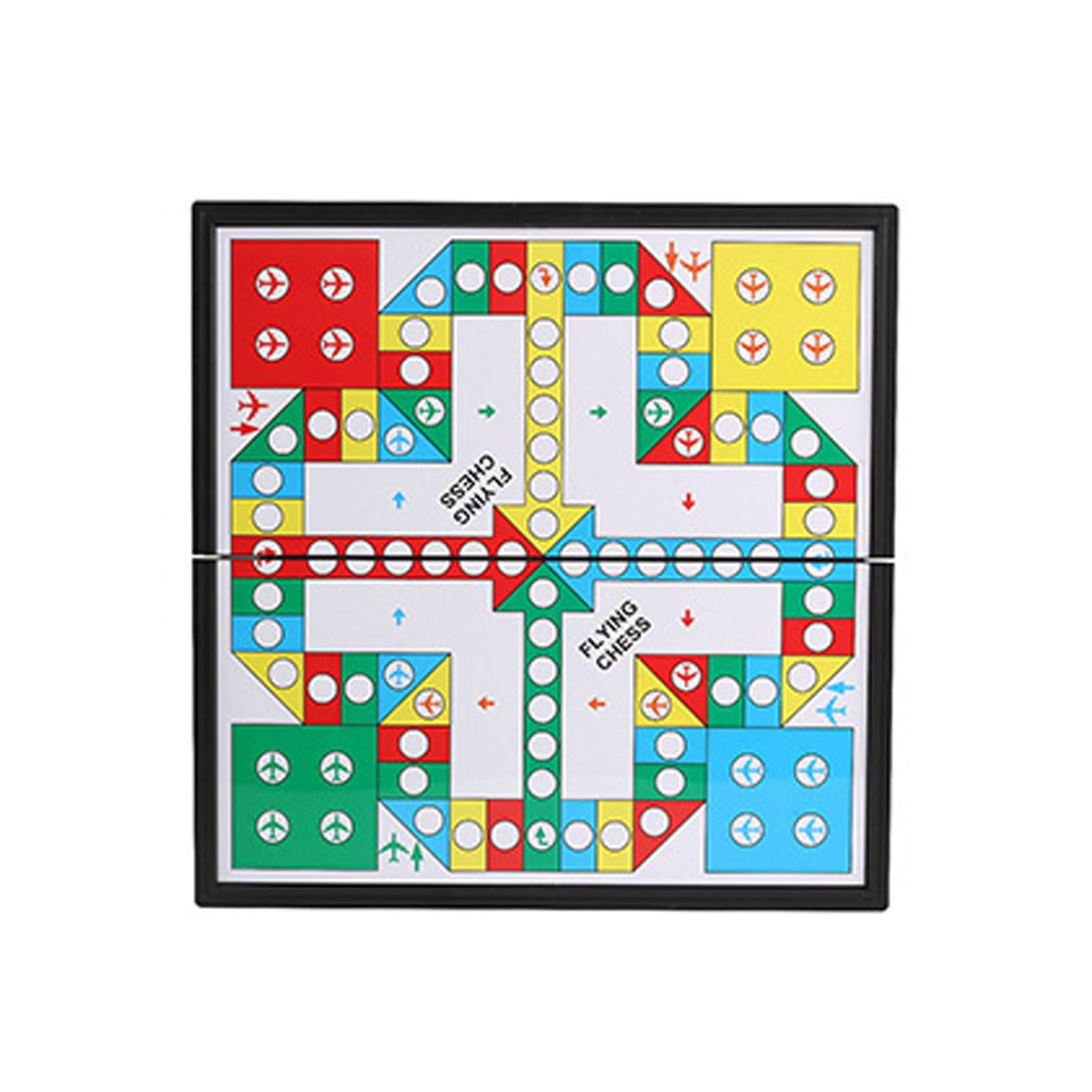 Set di scacchi volanti magnetici pieghevoli, gioco di interazione genitore-figlio, gioco da tavolo portatile for bambini, adulti e viaggi in famiglia scacchiera portatile(32 * 32 * 2cm)