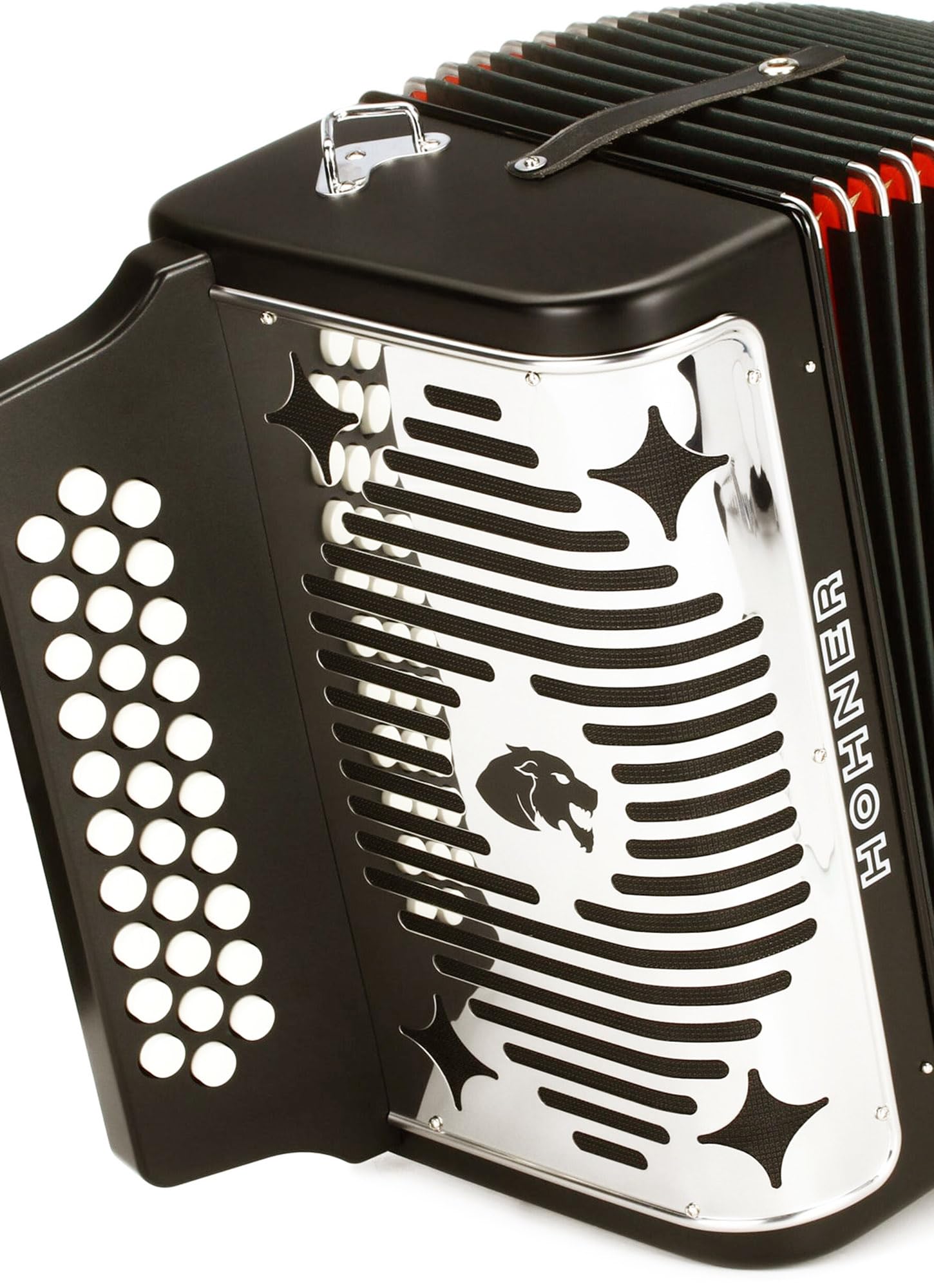 Amazon.com: Hohner 3100FB Panther Diatonic Button Accordion in F