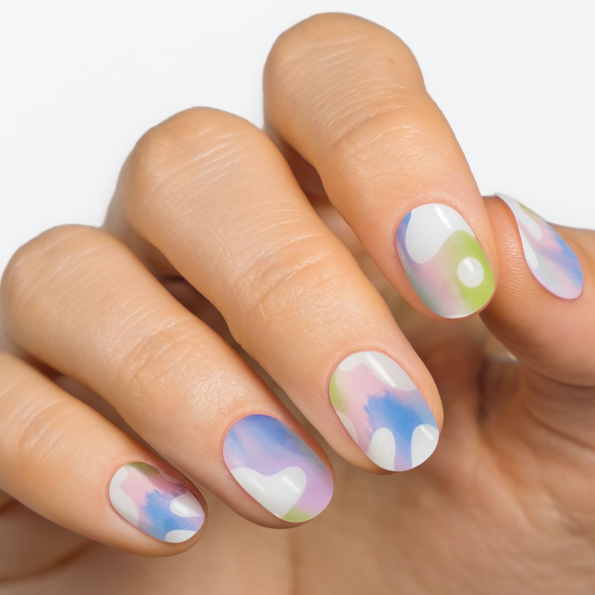 MOYOU LONDON Semi Cured Gel Nail Strips, 20 Pcs. Waterproof Gel Nail Wraps, Cures in Sunlight or UV/LED Lamp - Image 2