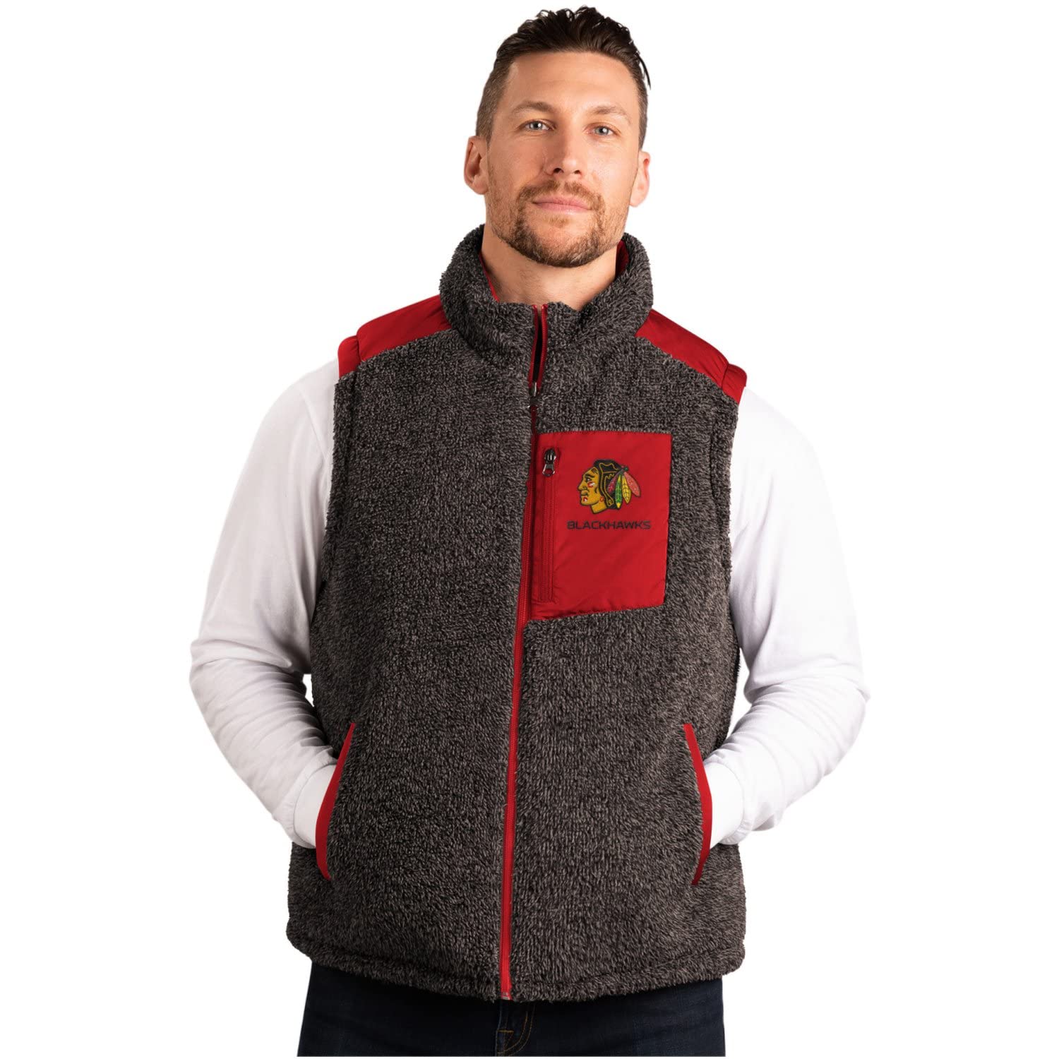 G-III Chicago Blackhawks NHL kamizelka dwustronna