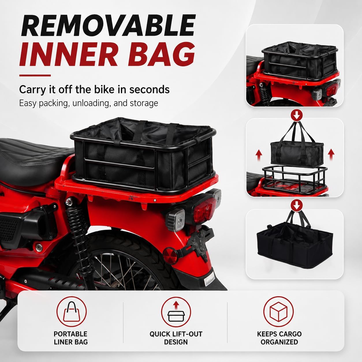 Rear Luggage Cargo Rack for Trail 125