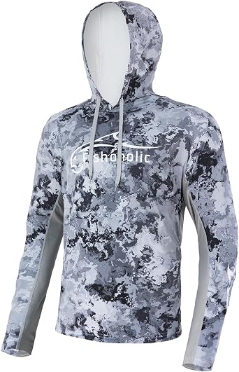 Fishoholic UPF50 Long Sleeve Fishing Hoodie - Performance Fishing Shirt