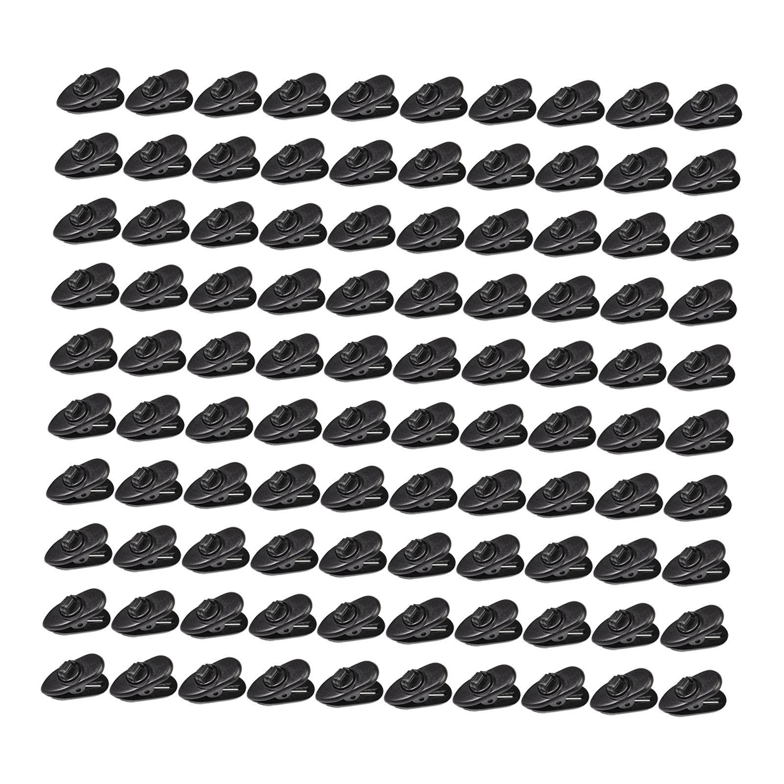 BNF® 100Pcs Earphone Wire Clips Universal 360 Degree Rotating Headset Cord Clamps Style A-Electronics-Headphones, Earbuds & Accessories-Extension Cords-image-30