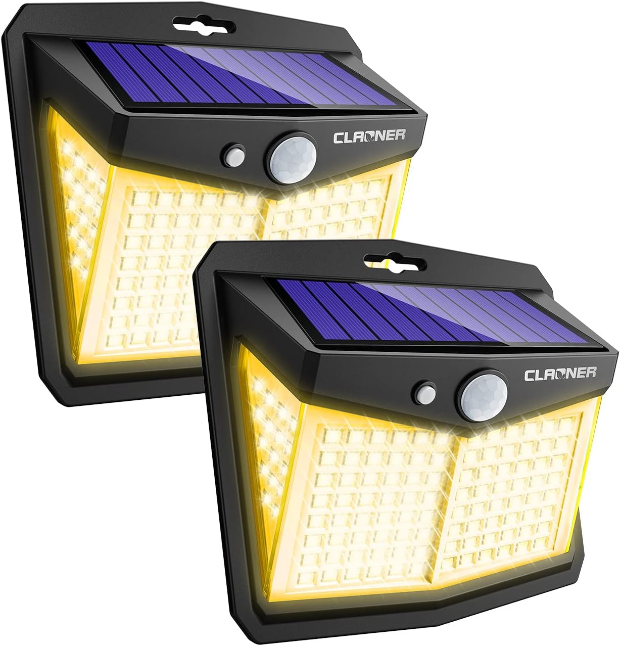 LEIORIO Solar Lights Outdoor, Solar Security Lights Outdoor Motion