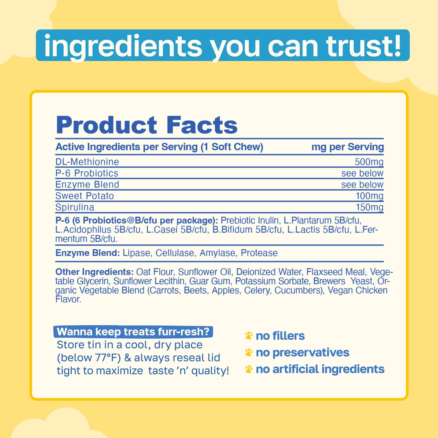 Happy Paws Lawn Saver Supplement, Dog Probiotics, 100 Soft Chews — Amazon image 8