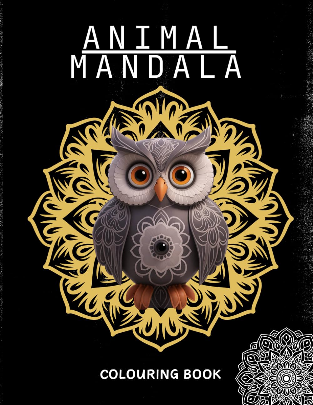 ANIMAL MANDALAS. Colouring Book. Stress Relieving Mandala: More than 50 beautiful mandala style animals