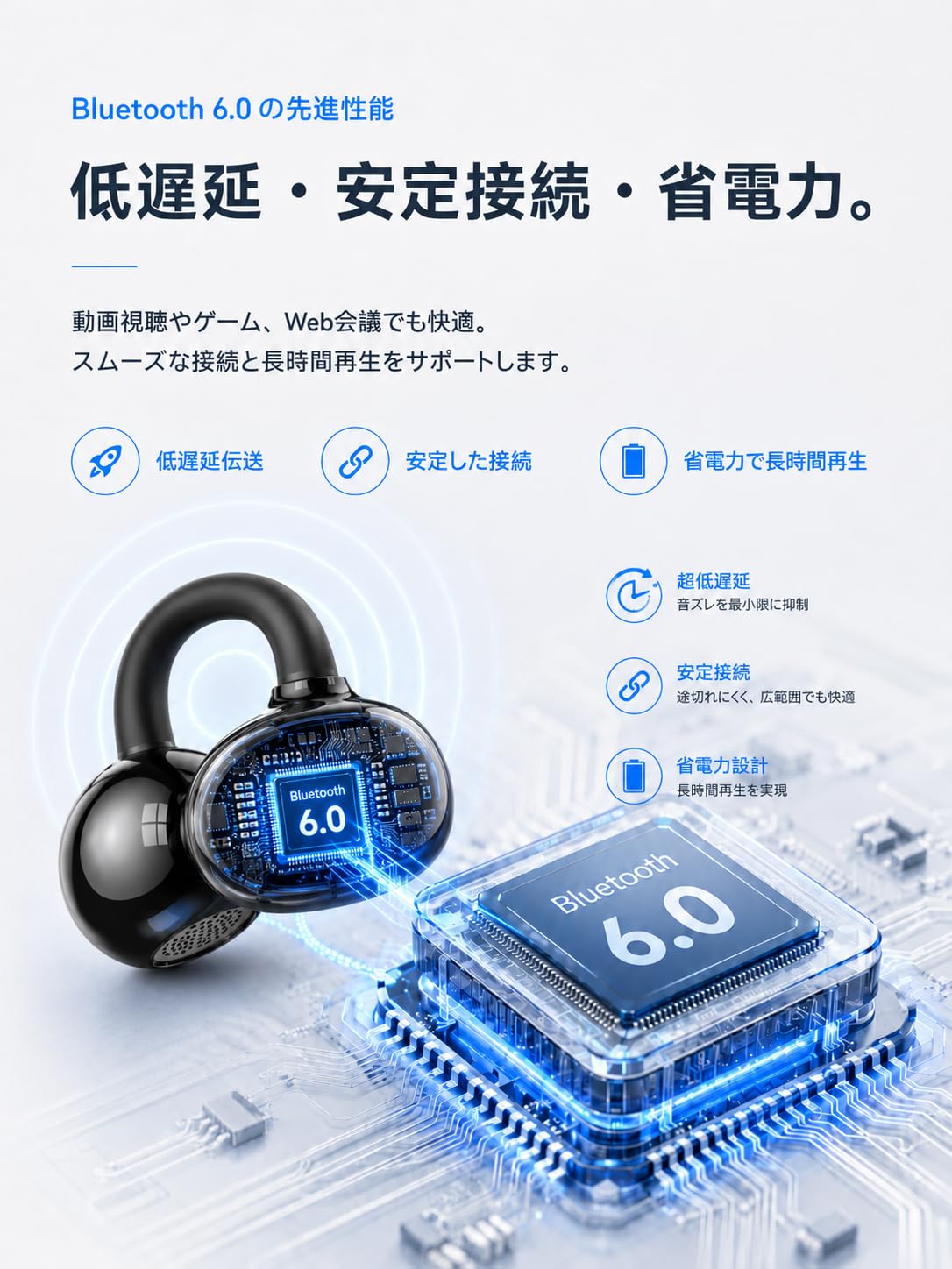 Amazon.co.jp: Bluetoothイヤホン ワイヤレスイヤホン 2つのシリコン