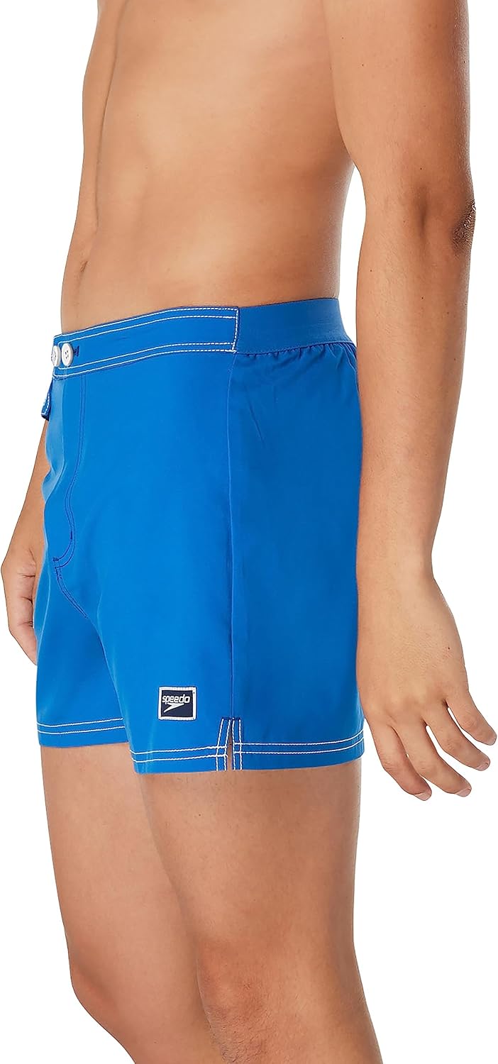 Speedo Mens Swim Trunk Short Length Beachsider Solid