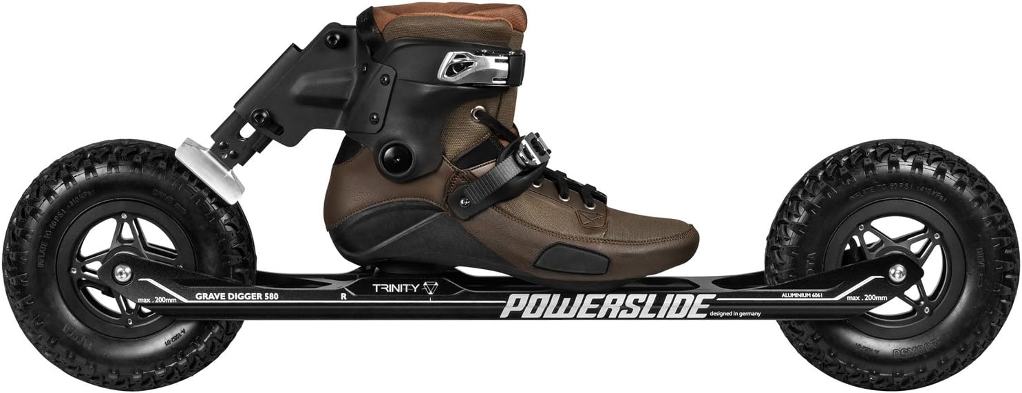 Powerslide Nordic Skate / Off-Road Inline Skate Grave Digger