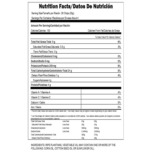 Miniatura 9 de Goya Foods - Chips de plátano original 5 onzas paquete de 12