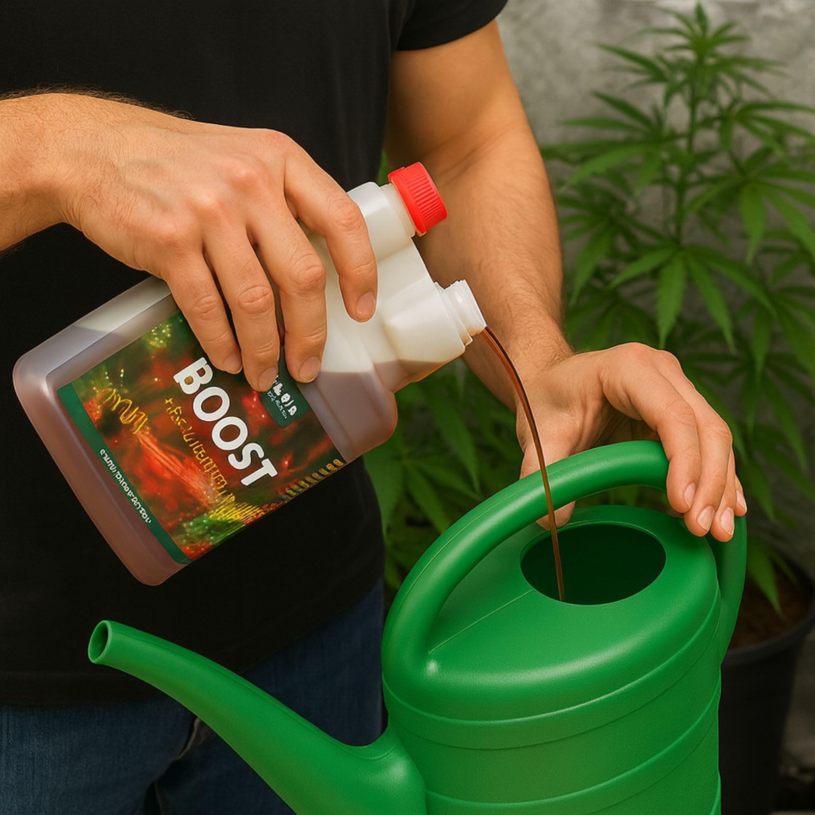 Weedness Canna Boost 1 Liter Blütestimulator – Bio Dünger NPK Grow Blüte Booster Tomaten Gurken Flüssigdünger Organischer