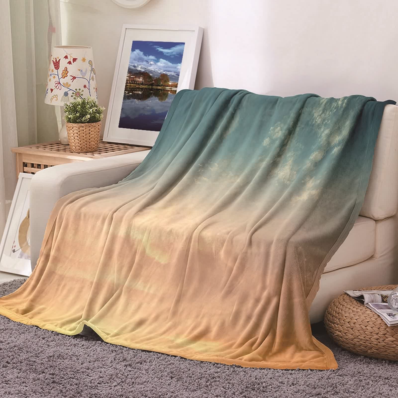 Couverture polaire en flannel contre le froid canapé chambre 100x150cm