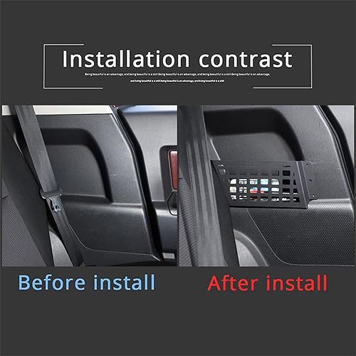 Miniatura 6 de HAPPYHORSE Almacenamiento lateral trasero compatible con FJ Cruise-r 2007-2021 Baffle de almacenamiento accesorios para automóvil