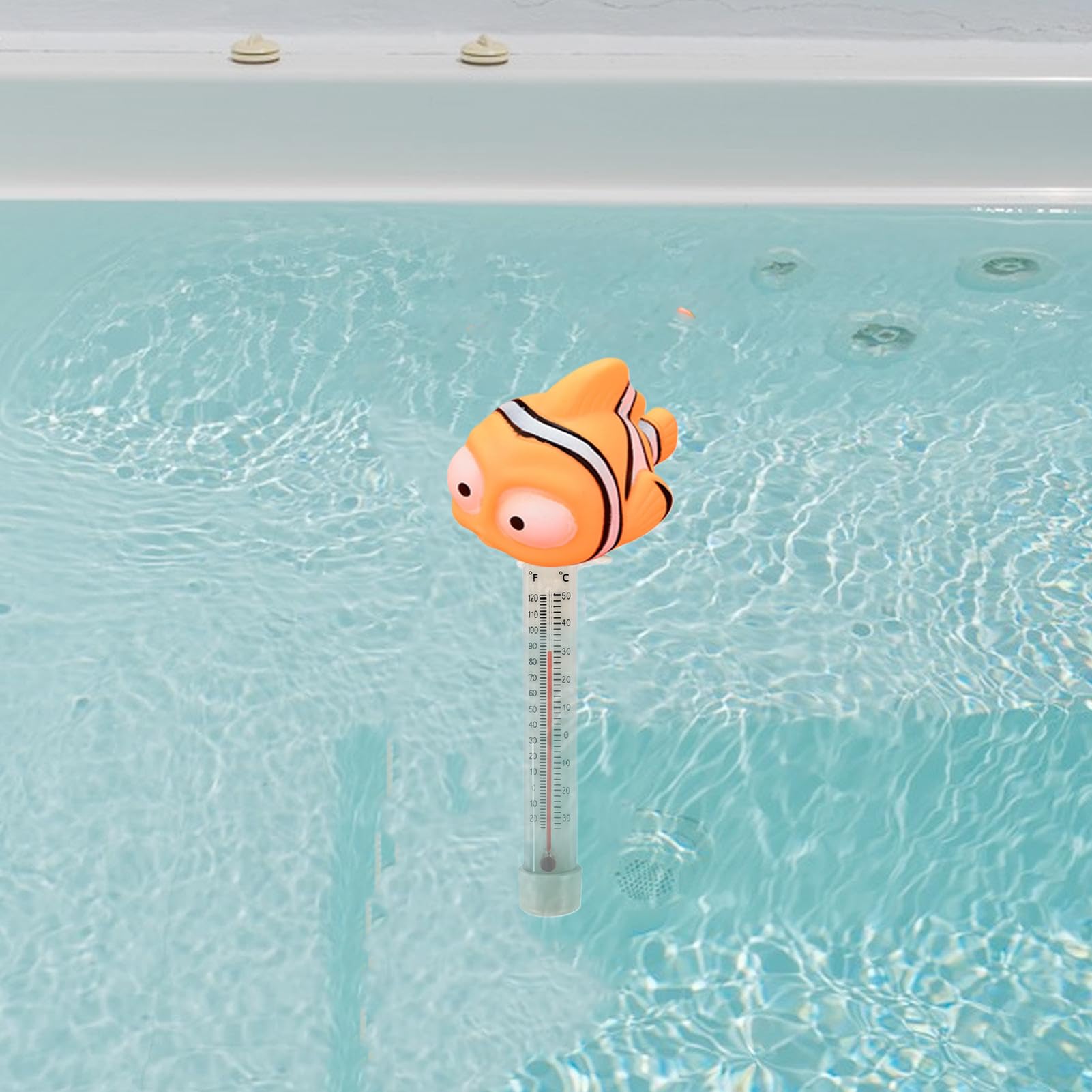 Termometro per Piscina,Sensore Temperatura Bagnetto | Accessori Precisi per Vasca Idromassaggio Spa Doccia Laghetto e Acquario