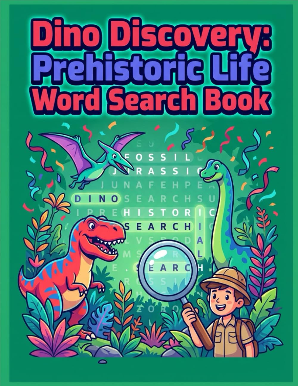 Dino Discovery:: Prehistoric Life Word Search Book