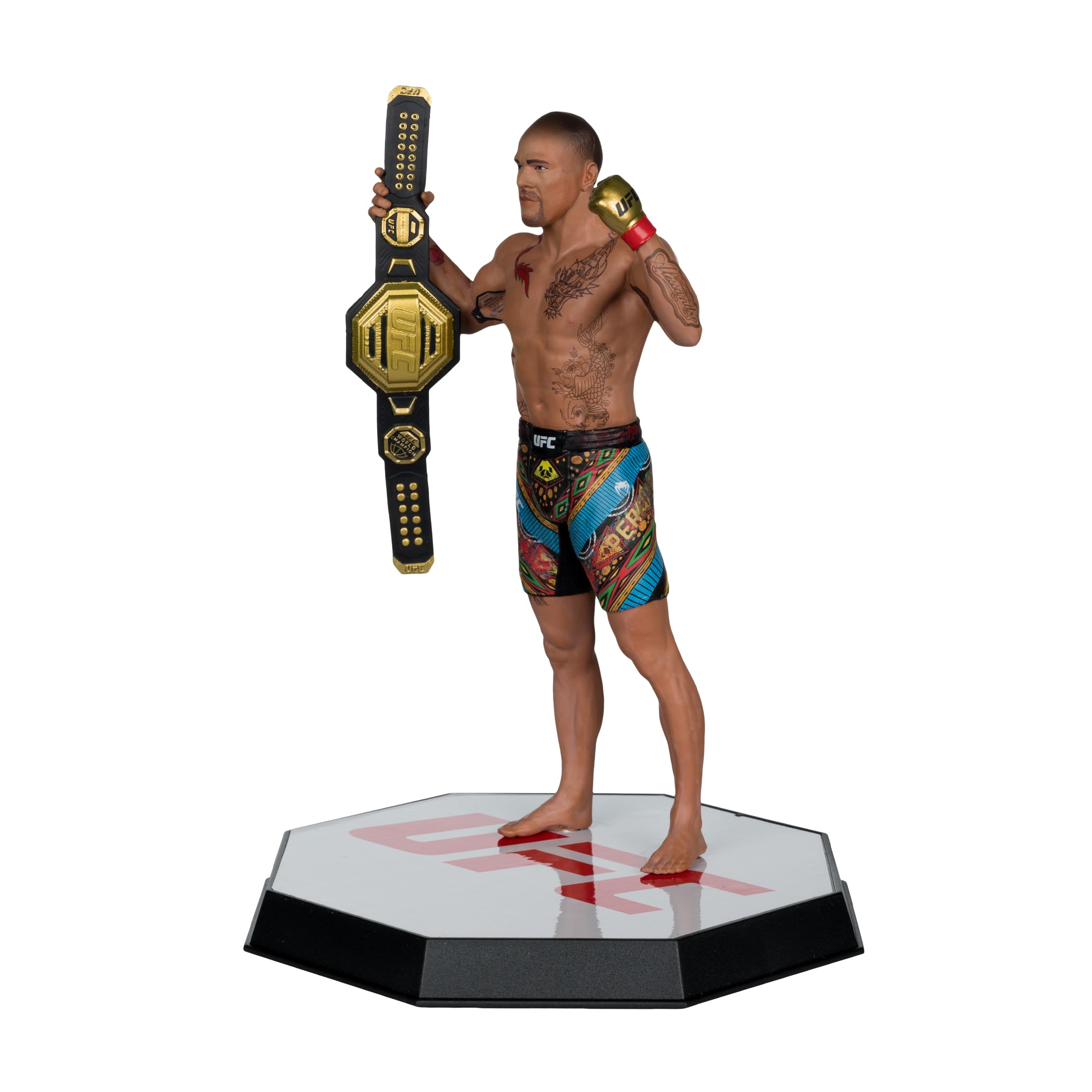McFarlane UFC Alex Pereira Figurine posée Gold Label SportsPicks 17,8 cm